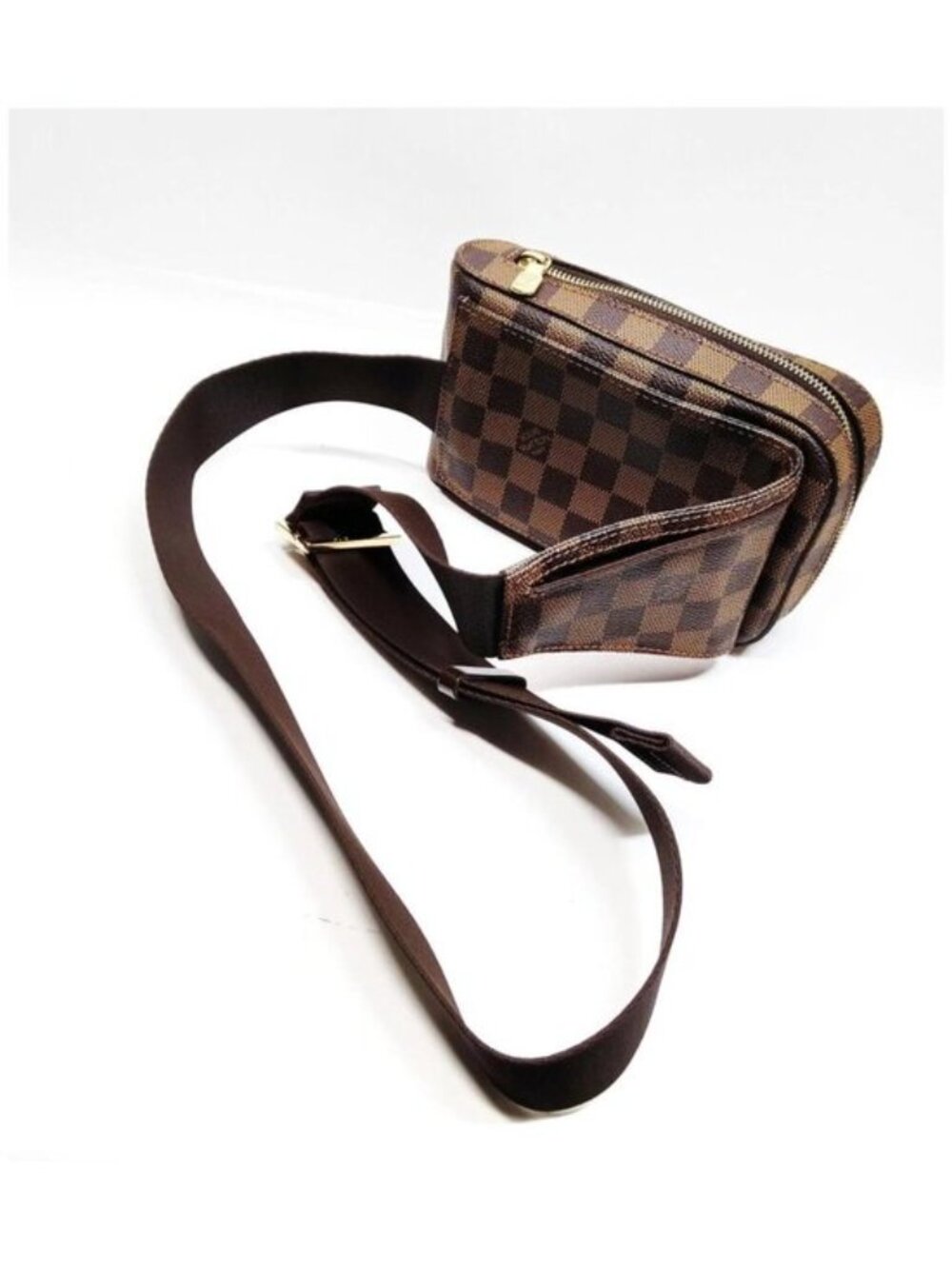 Authentic Louis Vuitton Geronimos Damier Ebene Sling Bag Crossbody Belt Bag - Picture 6 of 16